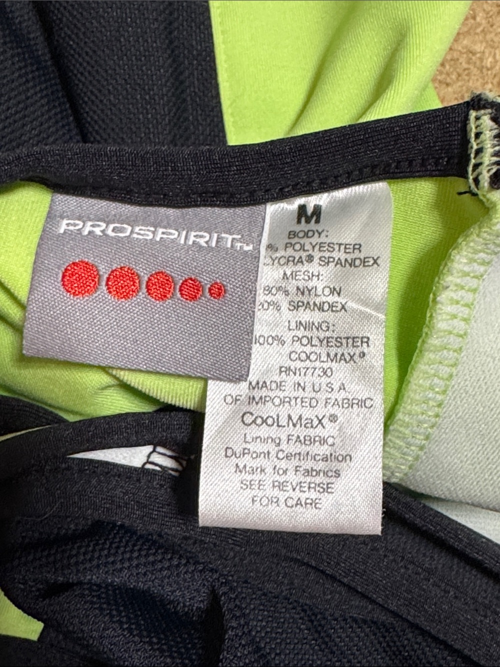Prospirit size Medium set of athletic wear. - Picture 7 of 9